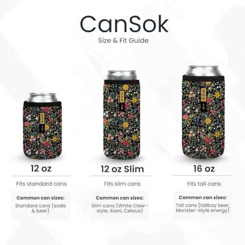 CanSok Sleeve for Beer & Soda Insulated Neoprene Cover