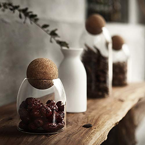 1200ML 40Oz Glass Storage Container with Ball Cork
