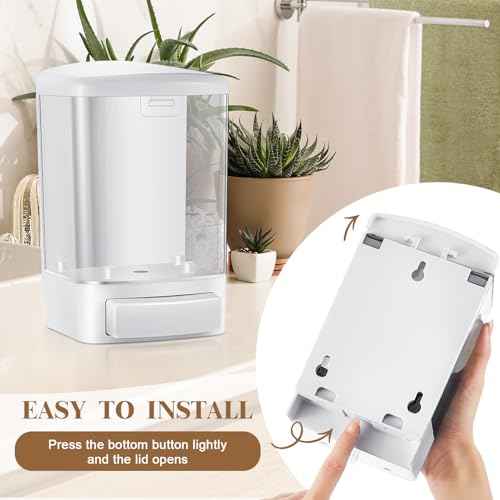 6 Pcs Wall Mounted Soap Dispenser (6 Count)