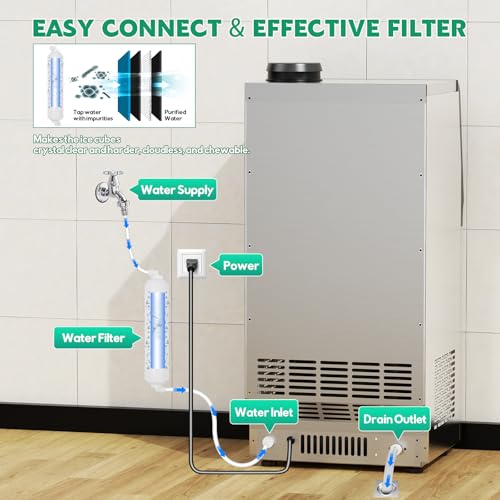 Commercial Ice Maker Machine 130Lbs