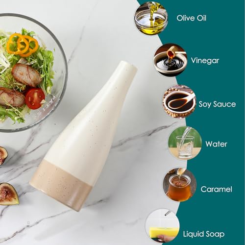 16 Oz Ceramic Olive Oil Dispenser Bottle
