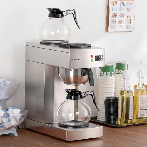 12 Cup Commercial Drip Coffee Maker 1.8L Pour Over Coffee Machines
