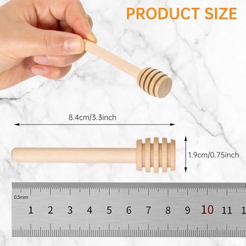 100Pcs 3 inch Honey Dipper Sticks