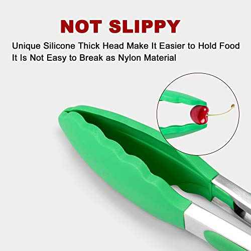 2 Pack Silicone Kitchen Tongs