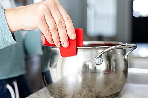 Clip On Pasta Strainer Silicone Universal Fit for all Pots and Bowls Snap On Drainer for Meat