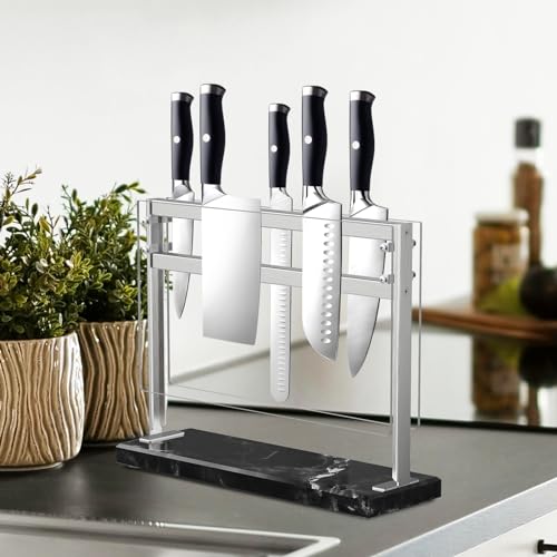 Magnetic Knife Block with Acrylic Shield