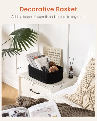 Small Woven Storage Basket for Organizing (3 Count)