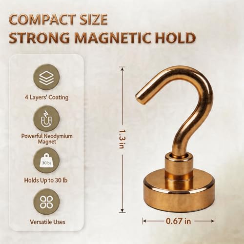 Magnetic Hooks (10 Count)
