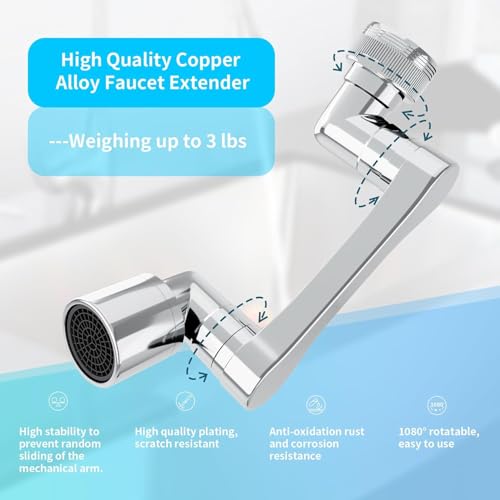 1080° Swivel Faucet Extender