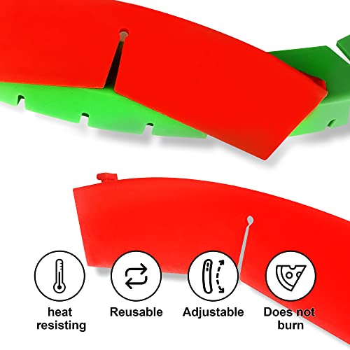 2 Pack Adjustable Silicone Pie Crust Shield & Protector for Baking Pies (2 Count)