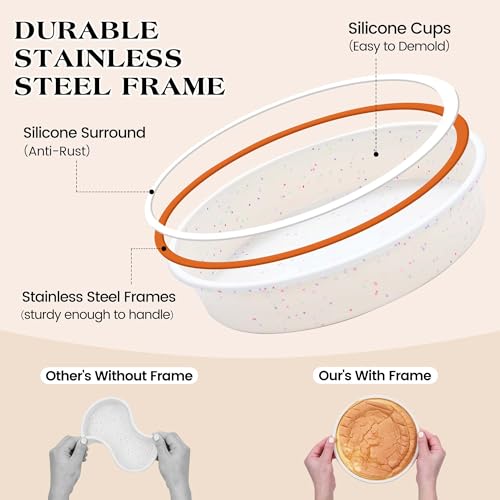 10 inch Silicone Round Cake Pans