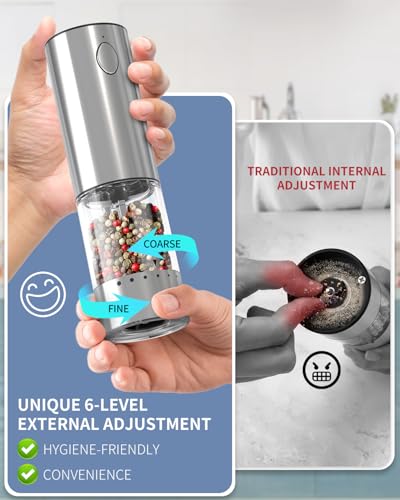 Stainless Steel Electric Pepper Grinder