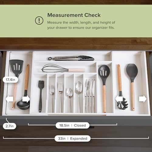 Silverware & Utensil Drawer Organizer