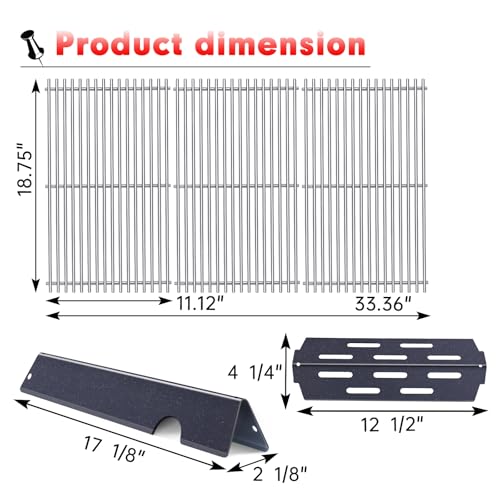 Grill Grates Flavorizer Bars Parts for Weber Genesis II E
