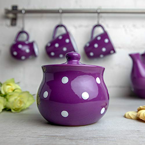 Ceramic Sugar Bowl with Lid