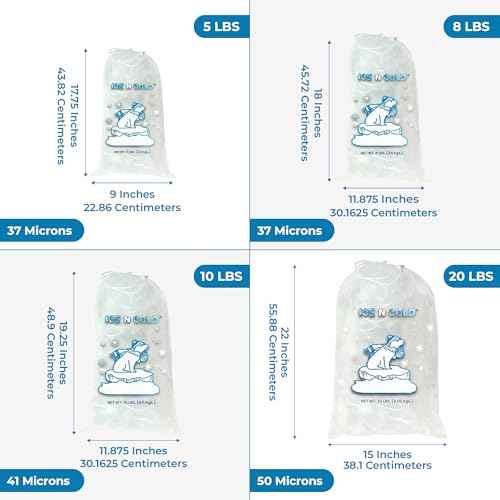 8lb Ice Bags 600 ct (600 Count)
