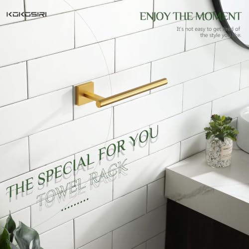 Bathroom Towel Bar Gold Hand Towel Holders Wall Mount Toilet Kitchen Cabinet Paper Holder Stainless Steel Bath Accessories