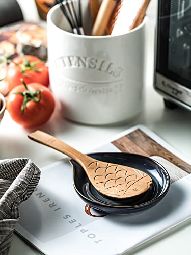 Spoon Holder Cooking Spoon Rest for Stove Top Utensil Rest for Spoons