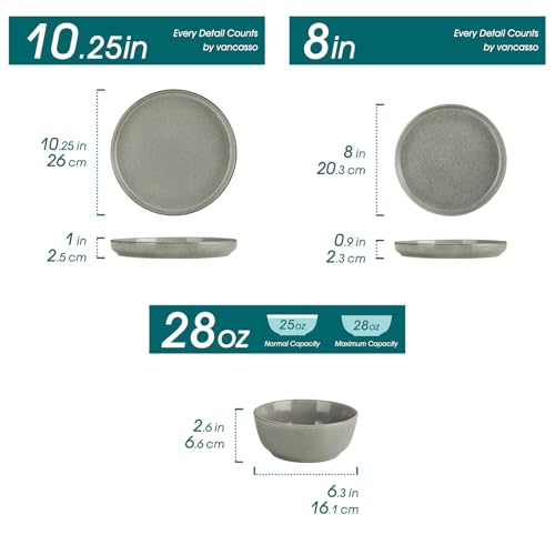 ANYA 18 Pieces Plates and Bowls Set