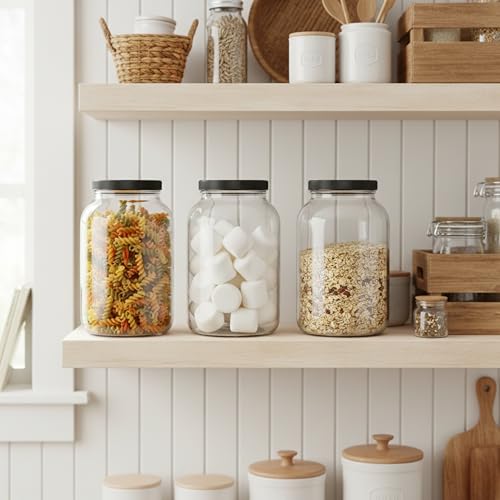 1 Gallon Glass Jar with Lid