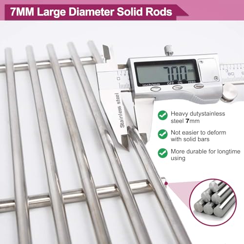 7637 17.5 Inches Grid Grates 7635 Flavorizer Bar with 69785 Burner for Weber Replacement for Spirit 200 Series