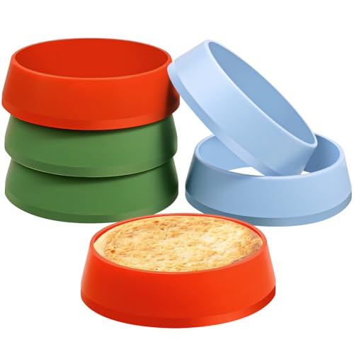6 Pack 3.15 Inch Nonstick Silicone English Muffin Rings