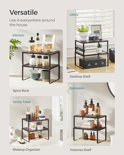 Set of 2 Metal Spice Racks (2 Count)