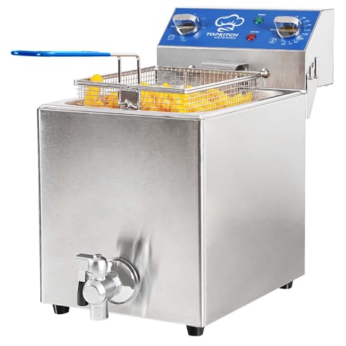 8.5Qt Electric Fryer with Oil Drain