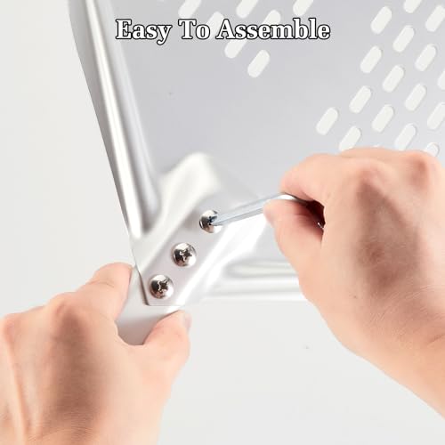 14 Inch + 7 Inch Perforated Pizza Peel Set (2 Count)