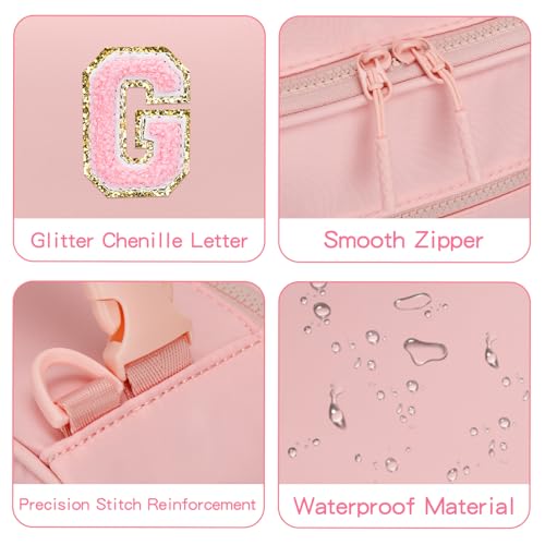 Lunch Box Kids Large Initial Insulated Lunch Bag for Girls