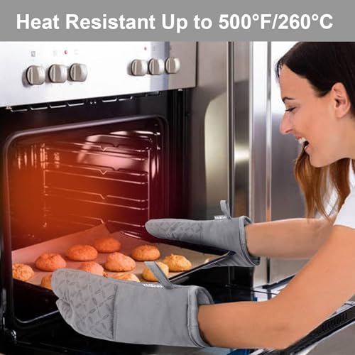 Oven Mitts and Pot Holders 6pcs Set (6 Count)