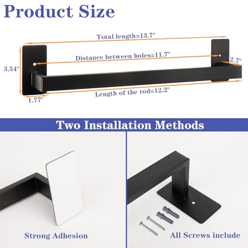 Bathroom Towel Bar Self Adhesive