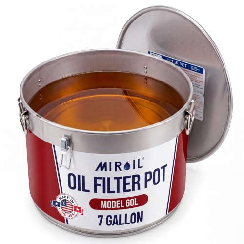 Oil Grease Bucket & Filter Pot