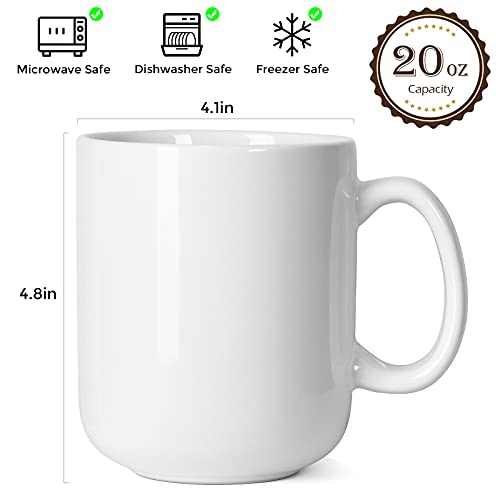 20 OZ Large Coffee Mug (2 Count)