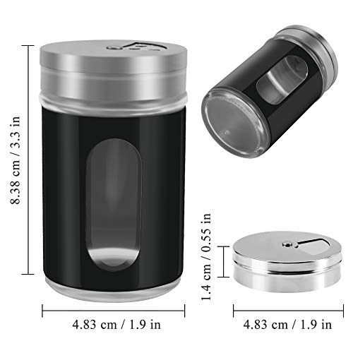 2pcs Salt and Pepper Shakers