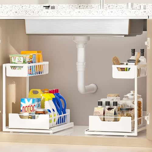 Under Kitchen Sink Organizers and Storage (2 Count)