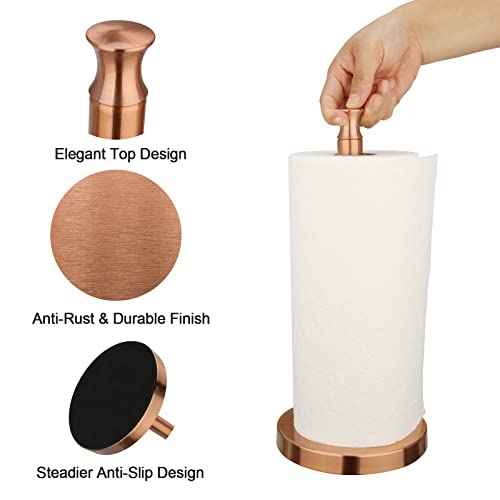Paper Towel Holder Stand for Kitchen Countertop & Dining Room Table