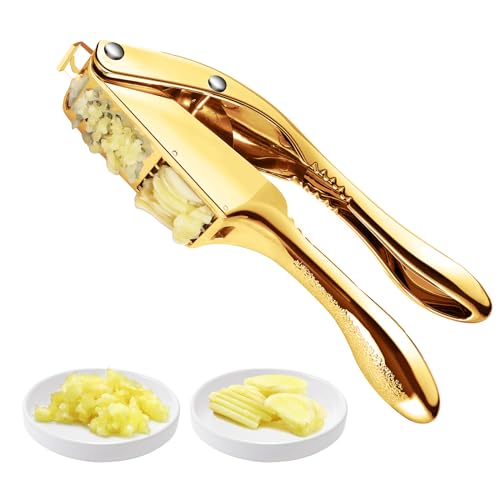 Garlic press and slicer 2 in 1
