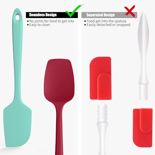 600°F Heat Resistant Silicone Spatula Spoonula (2 Count)