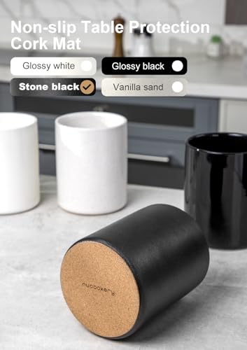 Ceramic Kitchen Utensil Holder for Countertop