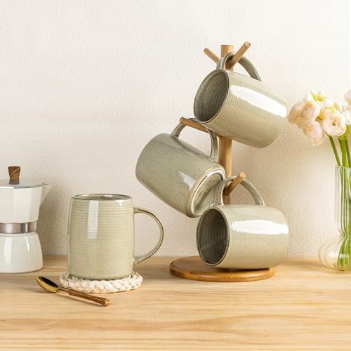 Large Coffee Mugs Set of 6 (6 Count)