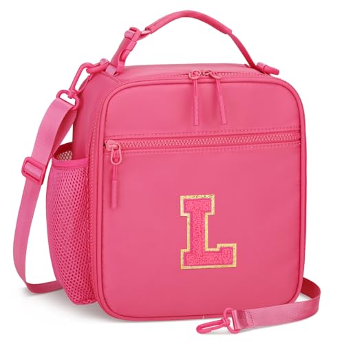 Initial Insulated Lunch Bag for Girls Kids