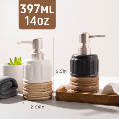 2 Pcs Soap Dispenser Bathroom