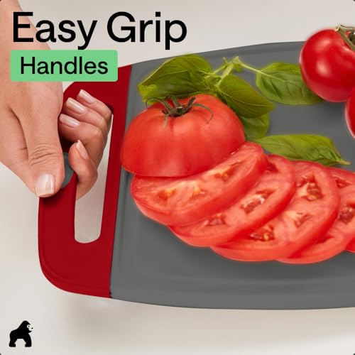 BPA Free Reversible Kitchen Cutting Board (3 Count)