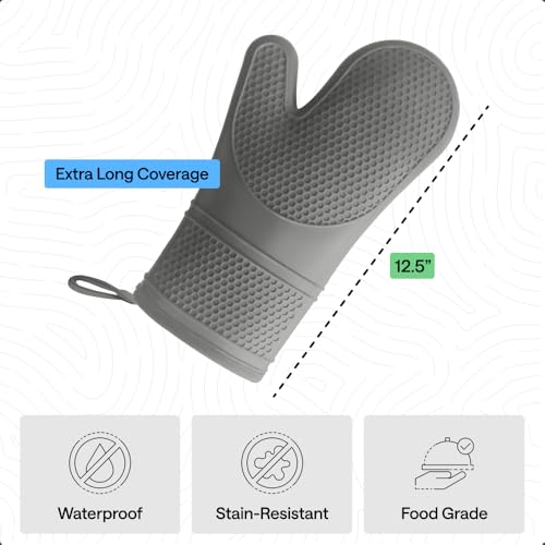 Silicone Oven Mitts (2 Count)