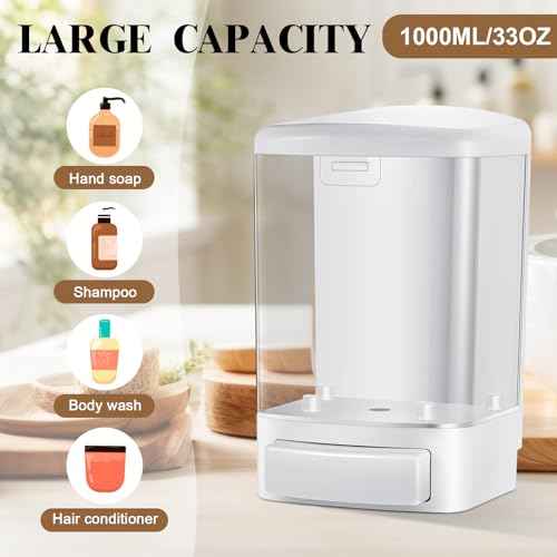 6 Pcs Wall Mounted Soap Dispenser (6 Count)
