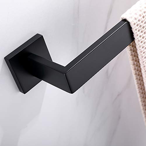 Black Single Towel Bar 23.6