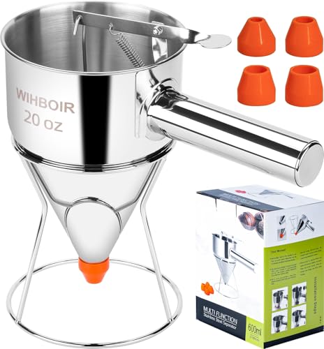 20oz Stainless Steel Pancake Batter Dispenser Multi