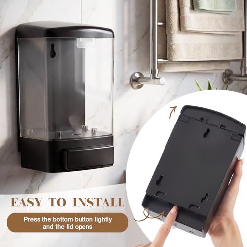 4 Pcs Wall Mounted Soap Dispenser (4 Count)