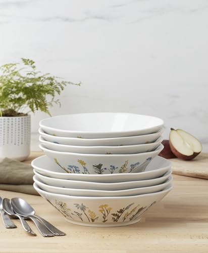 898387 Wildflowers Dinner Bowls (4 Count)